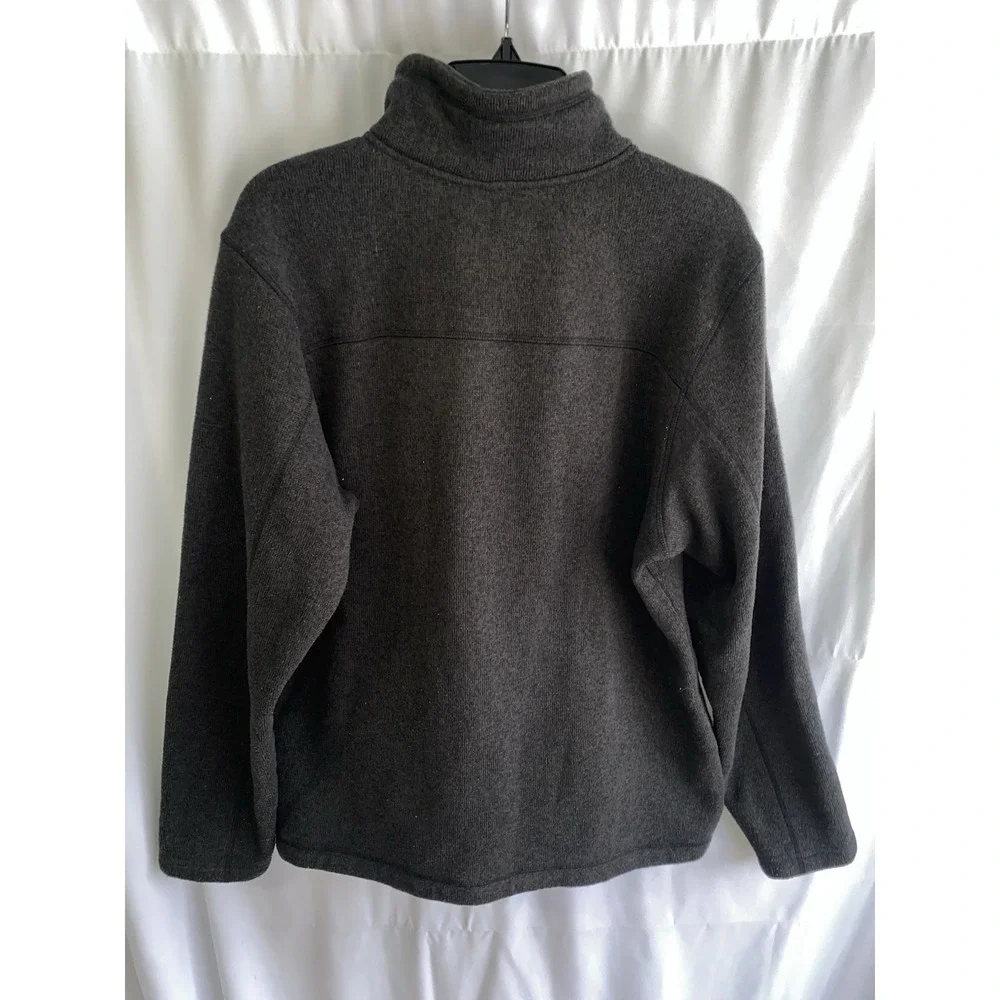 The North‎ Face Leo Sweater Fleece Mens Large 1/2 Zip Pullover